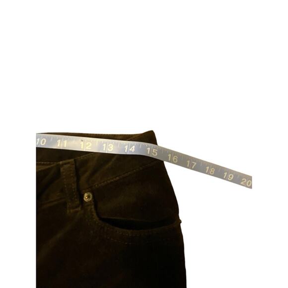 Boden Brown Velvet Straight Leg Trousers 12R Cotton With Stretch Fab Condition - Picture 10 of 13